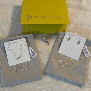 NWT Kendra Scott Grayson necklace & earrings